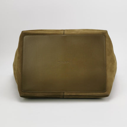 Bottega Veneta Cabat Tote Olive Green Suede Leather 38cm