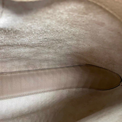 Gucci Jackie Beige Sand Leather Silver Hardware