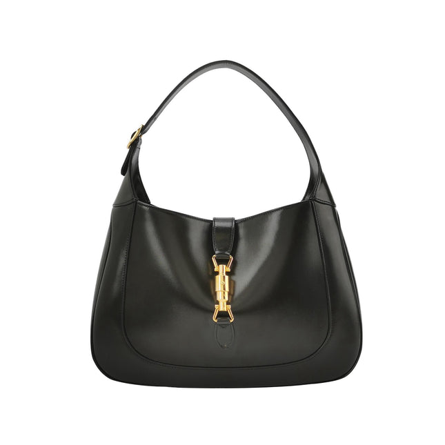 Gucci Jackie 1961 Medium Black Leather Bag No Strap-Luxbags