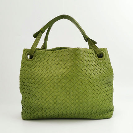 Bottega Veneta Garda Avocado Green Intrecciato Nappa Leather Large 33cm