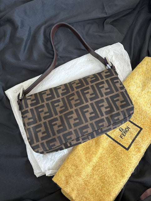 Fendi Baguette Classic Zucca Print Fendi Monogram