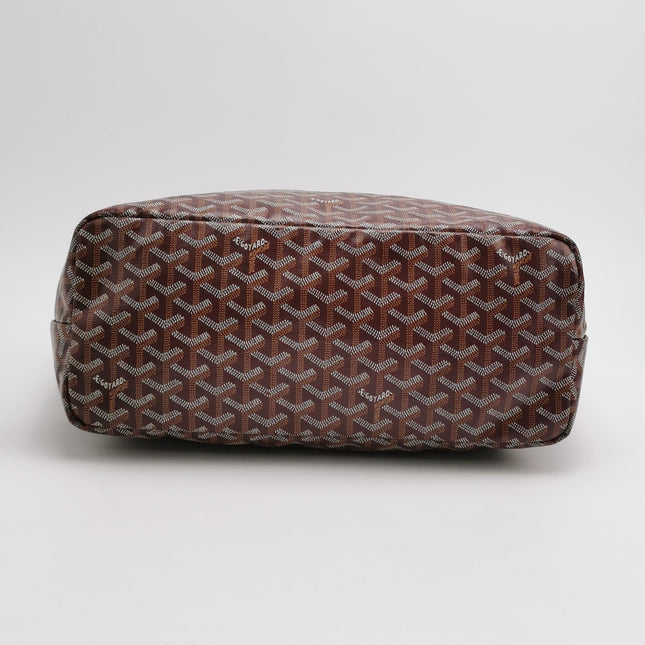 Goyard Saint Louis PM Medium Burgundy Goyardine Tote 2017