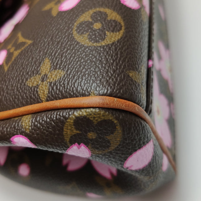 Louis Vuitton x Takashi Murakami Cherry Blossom Sack Reto PM Monogram Handbag