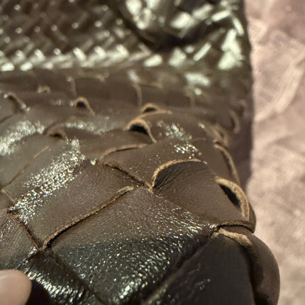 Bottega Veneta Hop Large Leather Fondant Chocolate Brown Hobo Bag