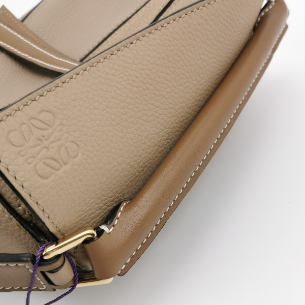 Sold Loewe Puzzle Mini Sandy Beige Calfskin Leather Crossbody Bag