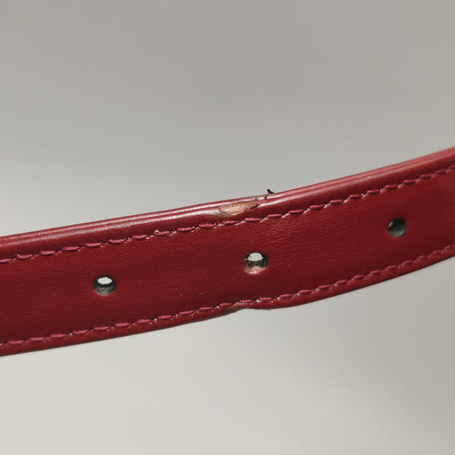 Gucci Jackie 1961 Red Burgundy Leather Bag Small Shoulder Bag