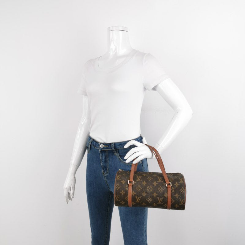 Louis Vuitton Monogram Papillon 26 Medium Handbag Canvas