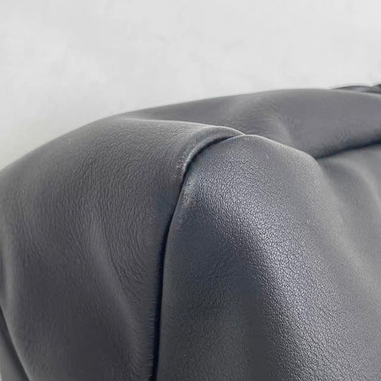 Prada Aimée Black Large Calfskin Leather Shoulder Bag