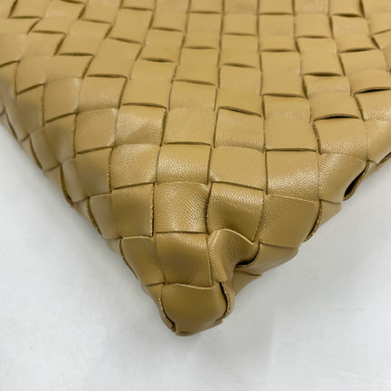 Bottega Veneta Hop Hobo Medium Leather Beige 46cm