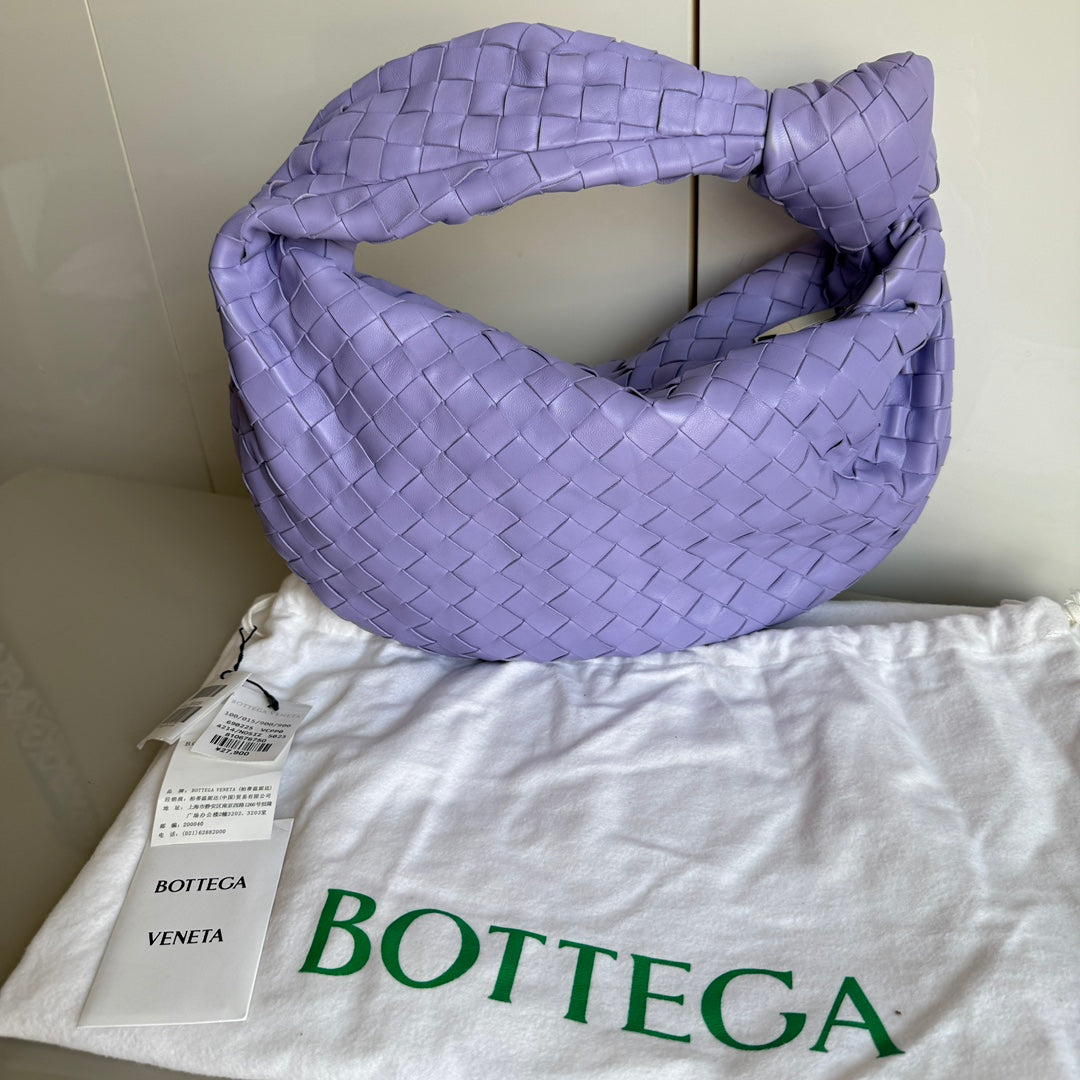 Bottega Veneta Teen Jodie Small Lambskin Leather Lightening Lilac Purple 36cm