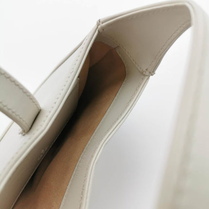 Gucci Jackie 1961 Mini Leather Bag with Adjustable Strap Size White