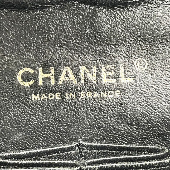 Chanel Classic Flap Medium Black Caviar Leather Gold Hardware, 2009-2010