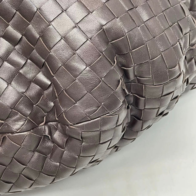 Bottega Veneta Jodie Maxi Lambskin Leather Chocolate Brown 70cm