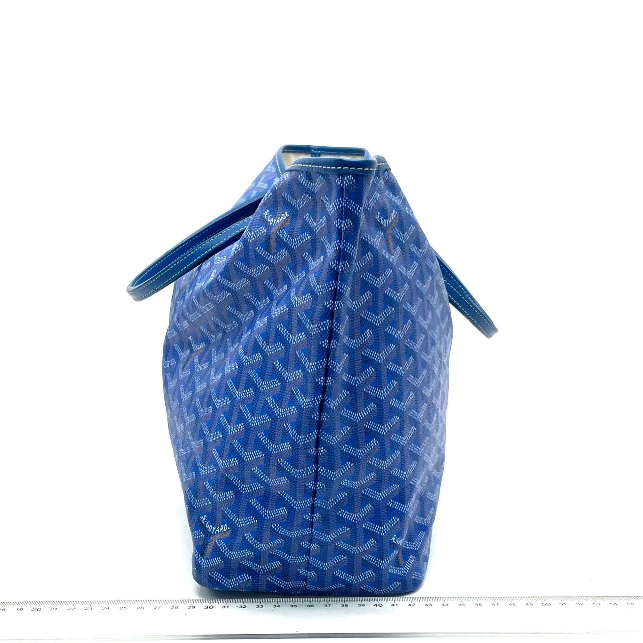 Sold Goyard Saint Louis PM Tote Medium Blue