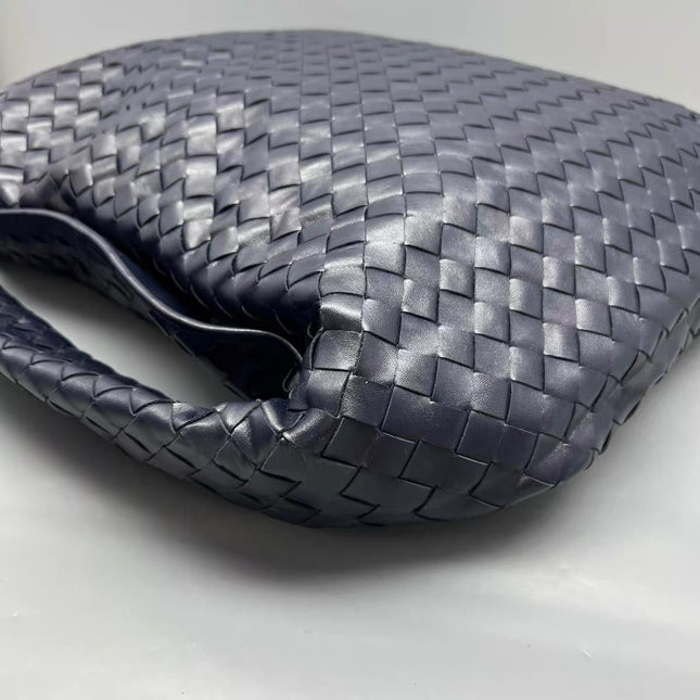 Bottega Veneta Hop Large Leather Navy Hobo Bag 55cm