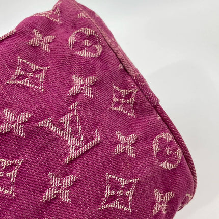 Louis Vuitton Denim Neo Speedy Boston Bag Pink