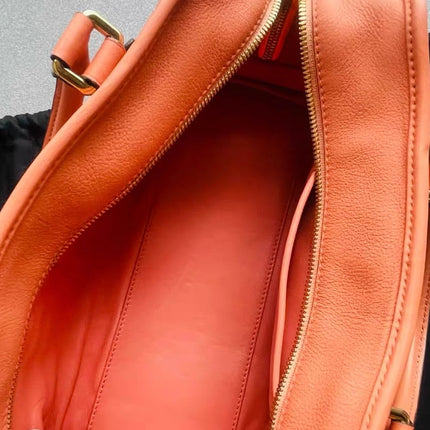 Loewe Amazona 28 in Orange Leather Goat Special Edition