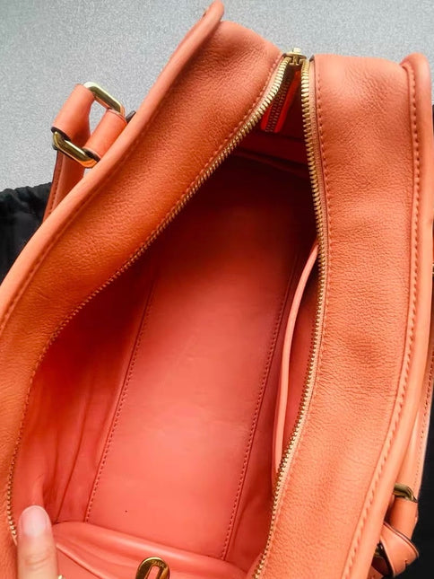 Loewe Amazona 28 in Orange Leather Goat Special Edition