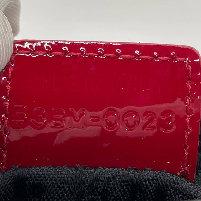 Sold Dior Saddle Vintage Classic Clutch Vintage Mini Red Silk Satin