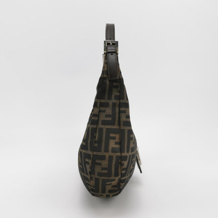 Fendi Croissant Shoulder Bag Medium Zucca Monogram Canvas