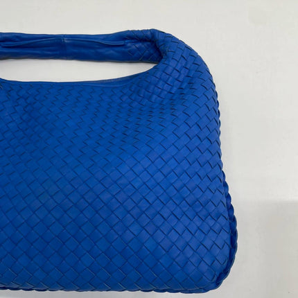 Bottega Veneta Hobo Bag Lambskin leather Royal Blue Medium 45cm