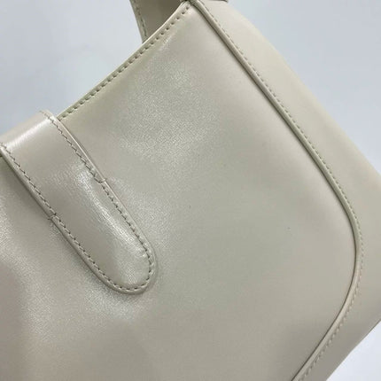 Gucci Jackie 1961 Small Leather Bag White with Strap