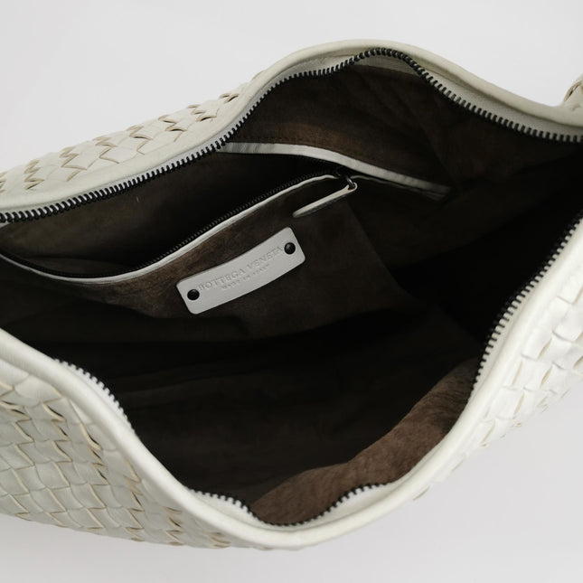 Bottega Veneta Hobo Bag Lambskin leather Milk White 48cm