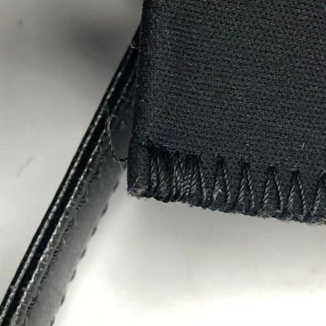 FENDI Mini Bucket White Heart Shaped Sequin Black Bag