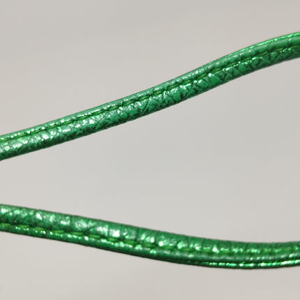 Bottega Veneta Pouch Mini Metallic Green Intrecciato Leather