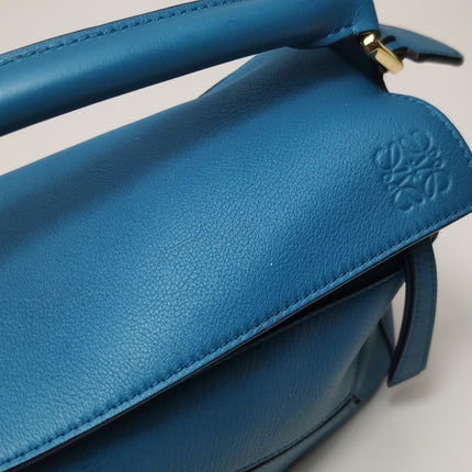 Loewe x Spirited Away Studio Ghibli Collection Puzzle Small Blue Crossbody Bag