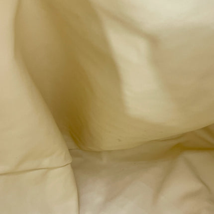 Bottega Veneta Hop Large Leather Pale Cream Yellow Hobo Bag