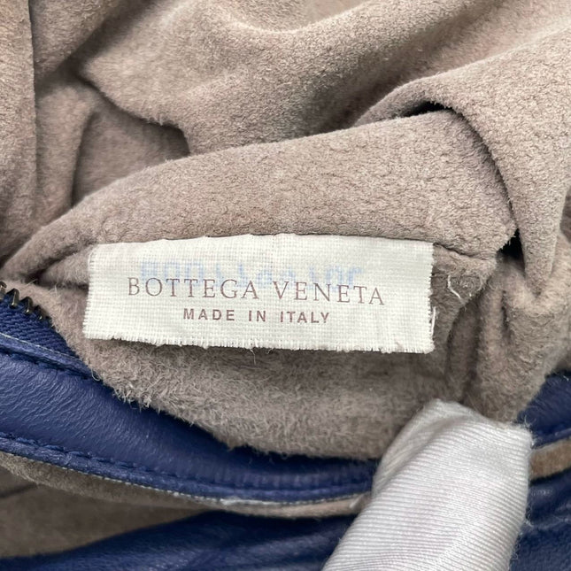 Bottega Veneta Belly Hobo Intrecciato Leather Navy Large 45