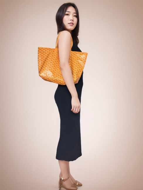 Sold Goyard Saint Louis Tote 2014 PM Medium Yellow