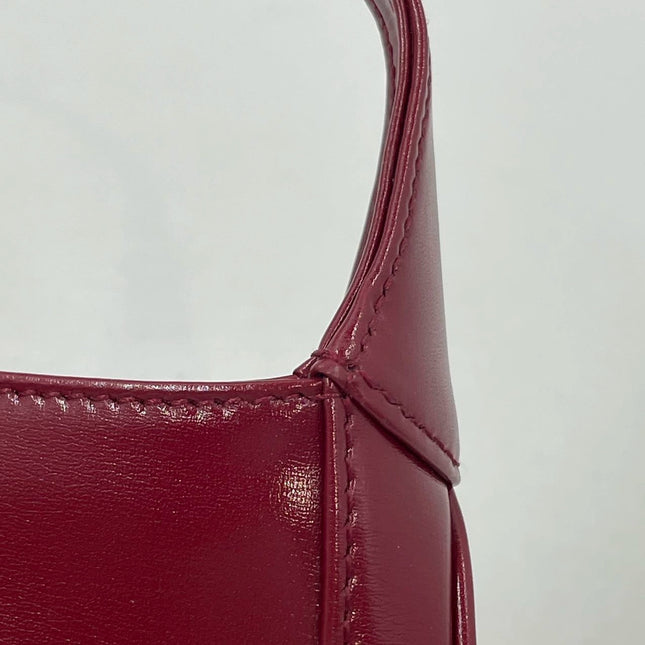 Gucci Jackie 1961 Mini Red Burgundy Leather Bag