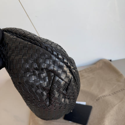 Bottega Veneta Belly Hobo Intrecciato Black Nappa Leather Small 40cm