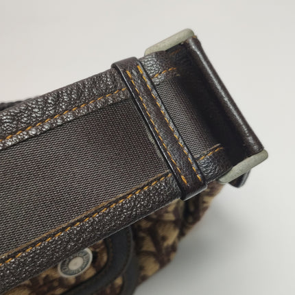 Dior Flight Medium Brown Oblique Monogram Shoulder Bag