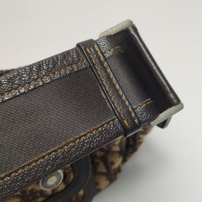 Dior Flight Medium Brown Oblique Monogram Shoulder Bag
