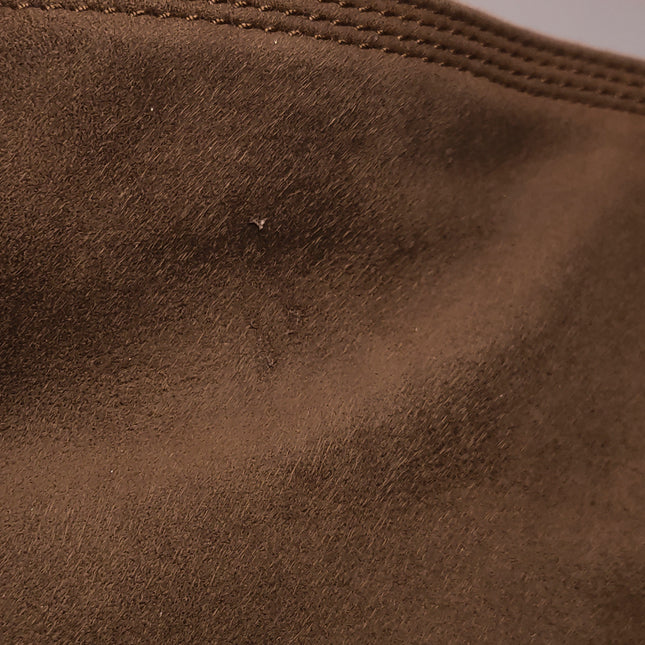 Loewe Flamenco Medium Brown Suede Leather Shoulder Bag 28cm