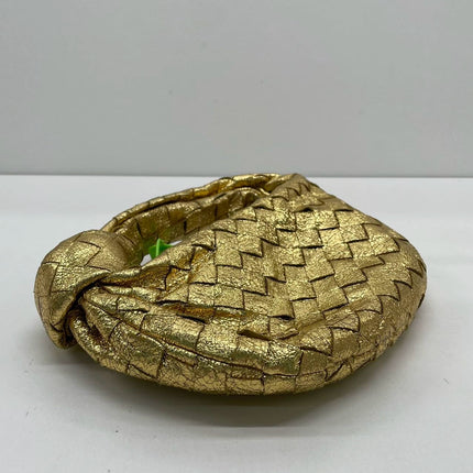 Bottega Veneta Jodie Mini Gold Leather Rare