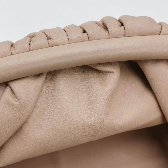 Sold Bottega Veneta Pouch Mini Beige Nude Color Leather