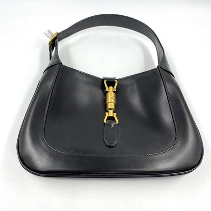 Sold Gucci Jackie 1961 Black Leather Bag with Adjustable Strap