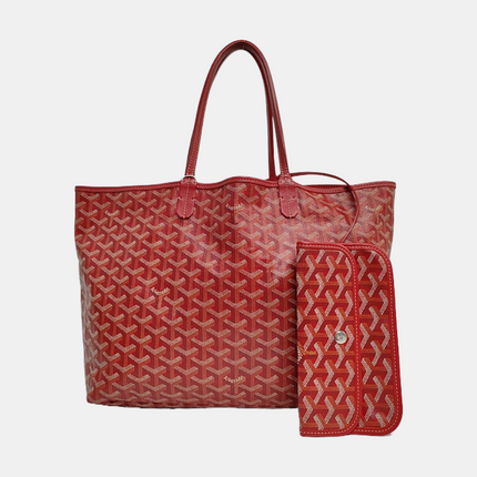 Goyard Saint Louis PM Tote Medium Red With Star