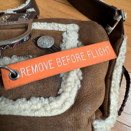 Dior Flight Medium Shoulder Bag Tan Brown Shearling