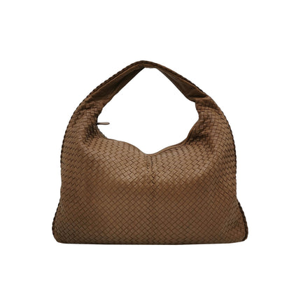 Bottega Veneta Veneta Hobo Maxi Milk Chocolate Brown Leather 52cm-Luxbags