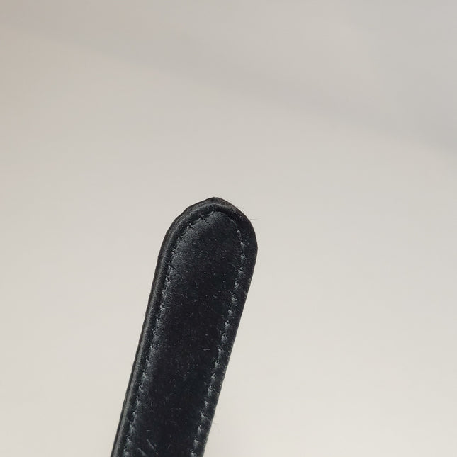 Dior Saddle Mini Silk Handbag Black with crystals