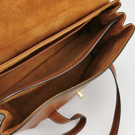 Celine Soft 16 Bag Caramel Natural Tan Smooth Calfskin Leather