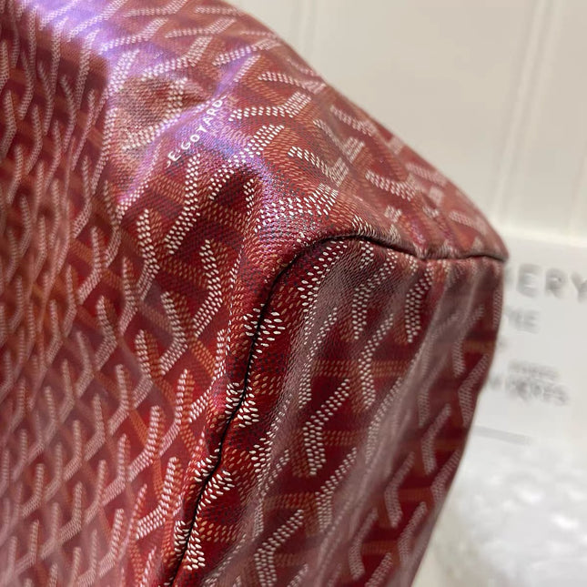 Goyard Saint Louis PM Tote Medium Red Goyardine 2017