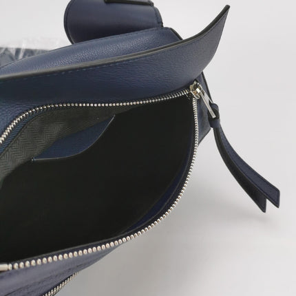 Loewe x Howl's Moving Castle Studio Ghibli Calcifer Puzzle Belt Bag Small Navy