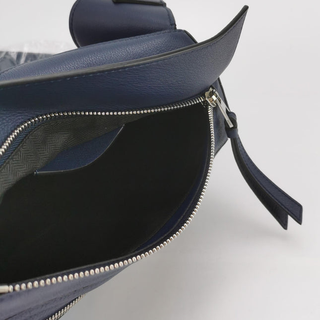 Loewe x Howl's Moving Castle Studio Ghibli Calcifer Puzzle Belt Bag Small Navy