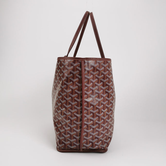 Goyard Anjou PM Medium Tote Burgundy Reversible Leather Lining